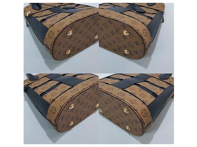 Louis Vuitton Borsa Tote e Borsa a Spalla Reverse Monogram Trésor Multicolore - vista 9
