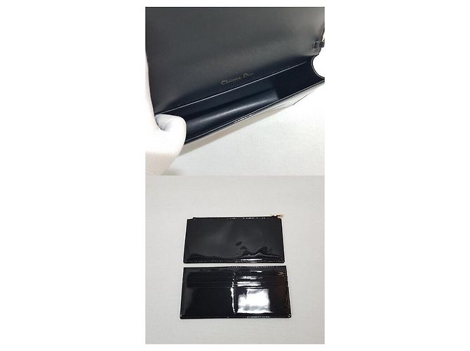 Lady Dior Dior Borsa pochette Lady con catena in metallo Nero - vista 9