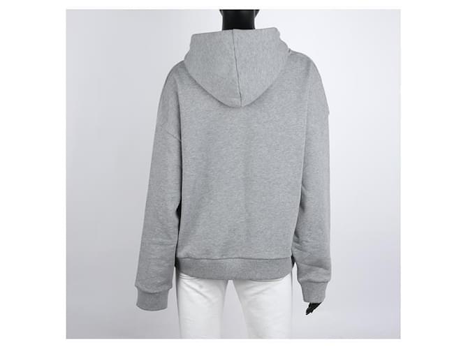 Céline Oversized Cotton Hoodie mit Logo Braun - Ansicht 11