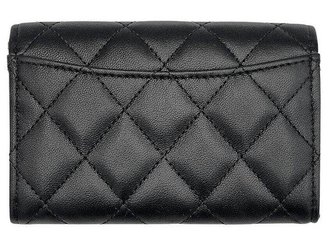 Chanel Kartenetui aus Lammleder Schwarz - Ansicht 2