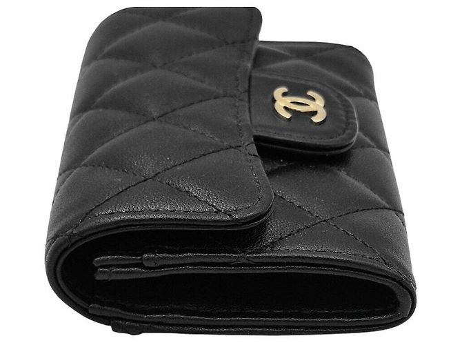 Chanel Kartenetui aus Lammleder Schwarz - Ansicht 3