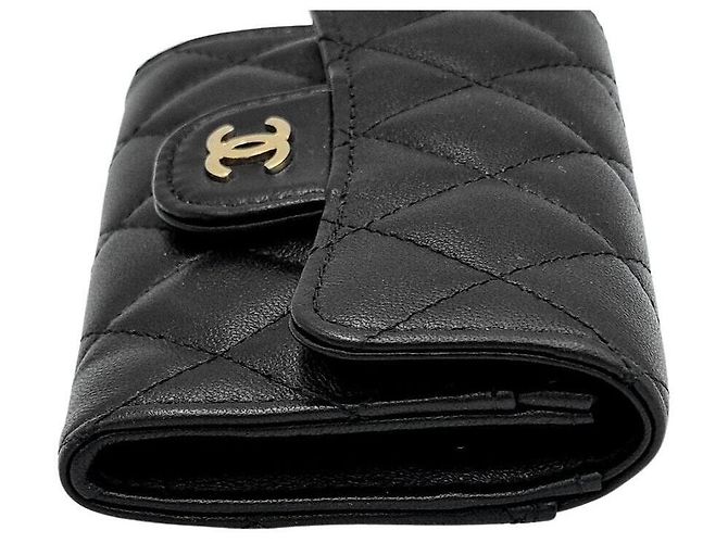 Chanel Kartenetui aus Lammleder Schwarz - Ansicht 4