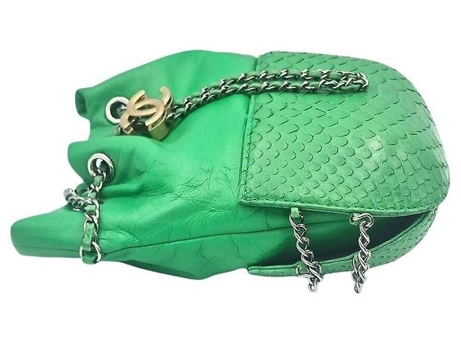 Chanel Borsa a tracolla Gabrielle Pearl Verde - vista 4