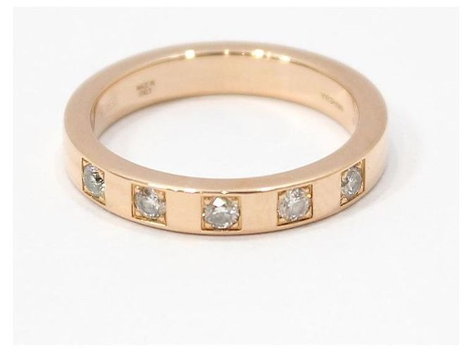 Bulgari Anello Merimi in oro rosa e diamanti rosa - vista 4