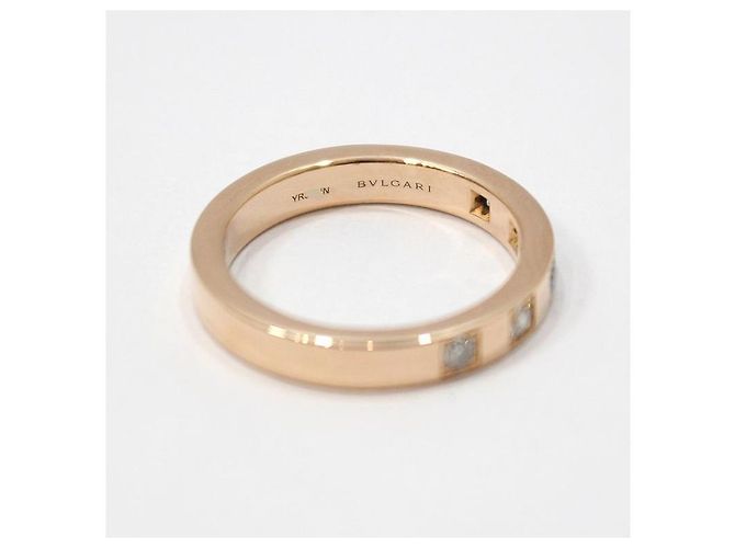 Bulgari Anello Merimi in oro rosa e diamanti rosa - vista 7