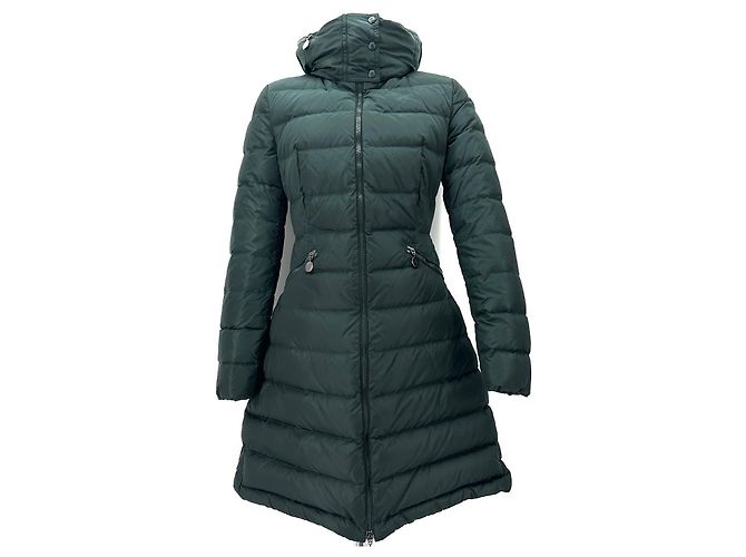 Moncler Flamette Damen Lang Daunenjacke Schwarz - Ansicht 2