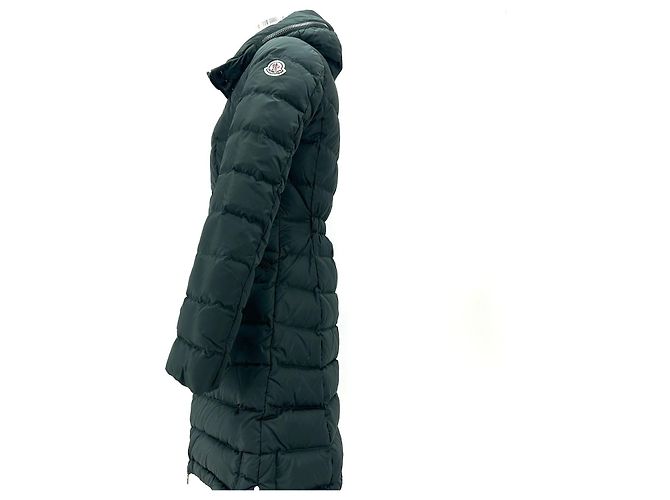 Moncler Flamette Damen Lang Daunenjacke Schwarz - Ansicht 4