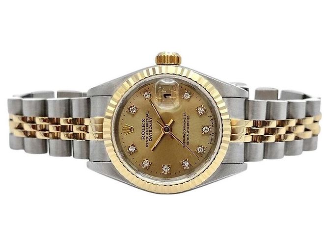 Rolex Datejust Diamond Combi Uhr Gelb - Ansicht 4
