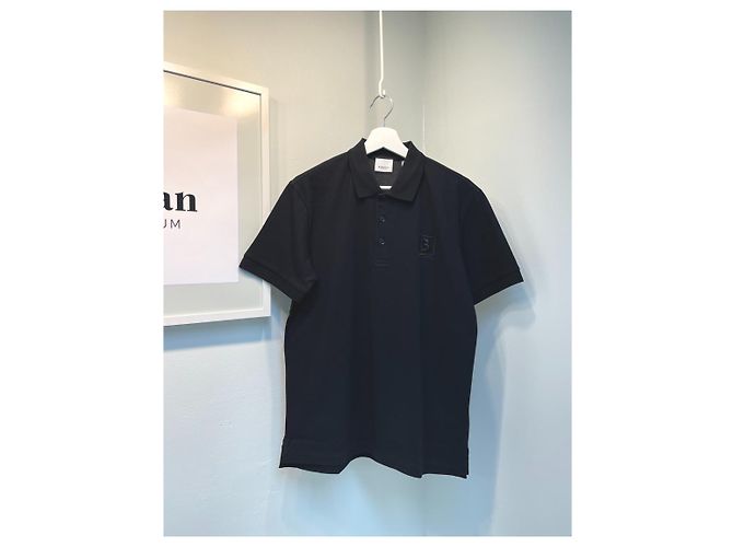 Burberry Camicia in piqué con ricamo di lettere Nero - vista 14