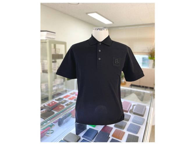 Burberry Camicia in piqué con ricamo di lettere Nero - vista 2