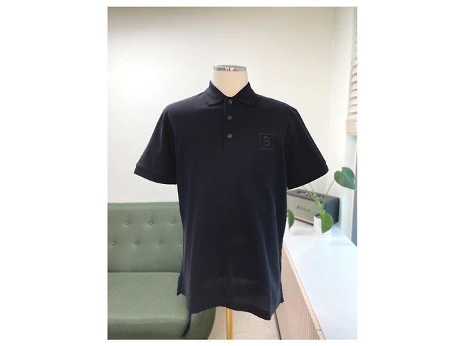 Burberry Camicia in piqué con ricamo di lettere Nero - vista 3