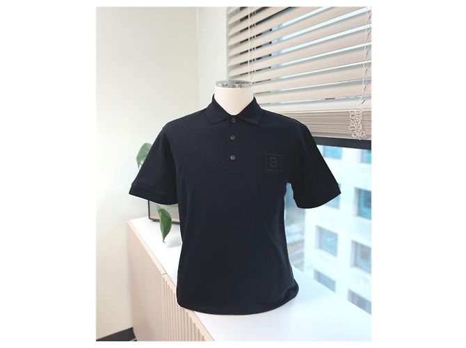 Burberry Camicia in piqué con ricamo di lettere Nero - vista 6