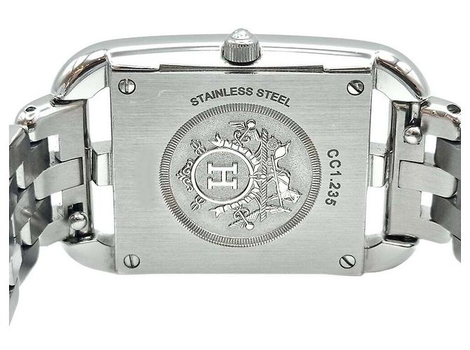 Hermès Reloj de acero Cape Cod Diamond Plata - vista 5
