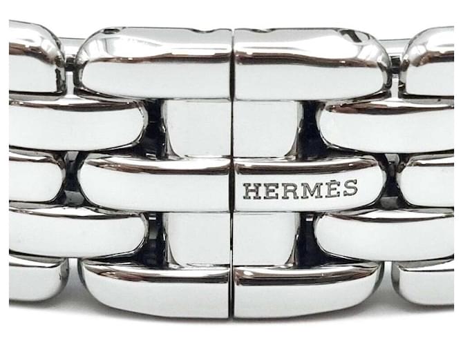 Hermès Reloj de acero Cape Cod Diamond Plata - vista 7