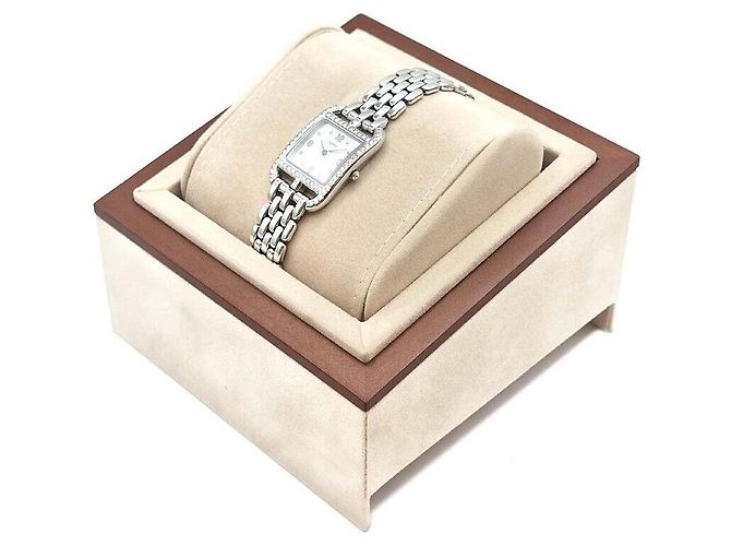 Hermès Reloj de acero Cape Cod Diamond Plata - vista 8
