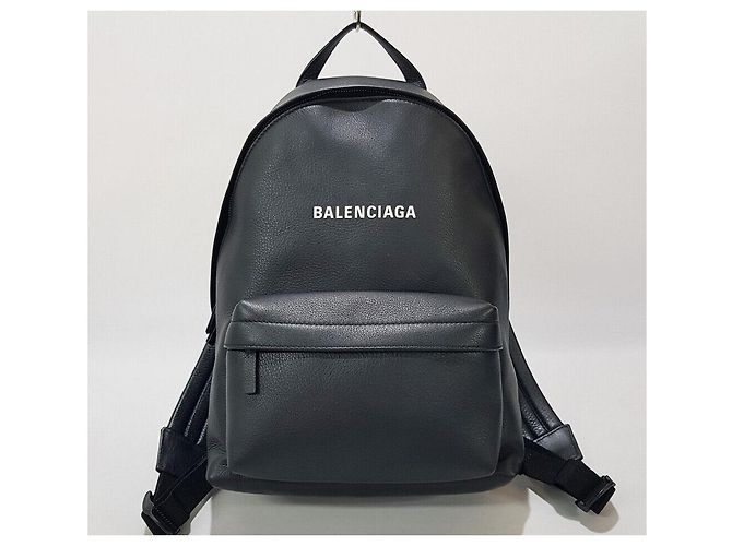 Balenciaga Zaino Everyday Logo Nero - vista 2