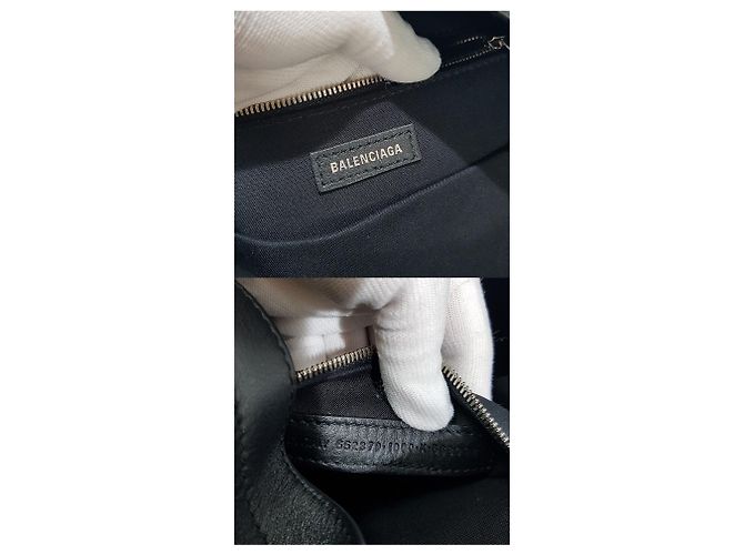 Balenciaga Zaino Everyday Logo Nero - vista 9