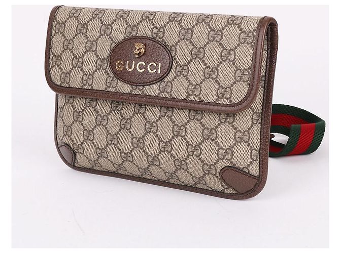 Gucci GG Supreme Neo Vintage Gürteltasche Braun - Ansicht 3