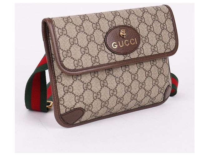 Gucci GG Supreme Neo Vintage Gürteltasche Braun - Ansicht 4