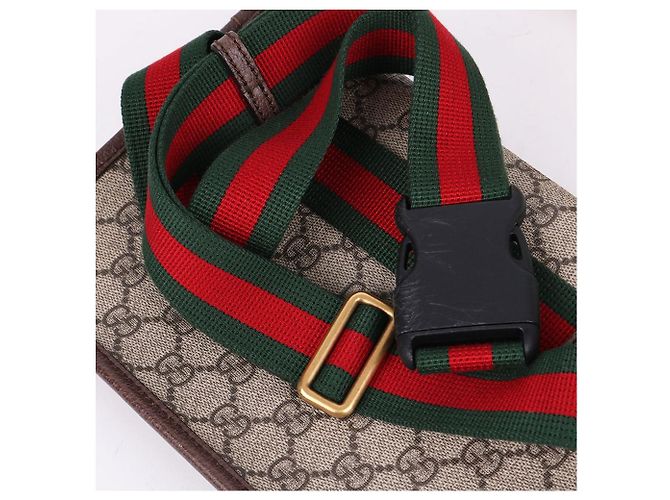 Gucci GG Supreme Neo Vintage Gürteltasche Braun - Ansicht 6