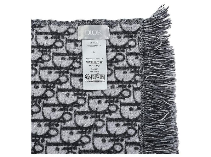 Dior Oblique Wollschal Mehrfarben - Ansicht 7