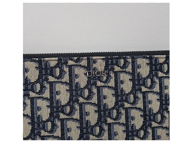 Dior Oblique Jacquard Clutch Bag - view 3