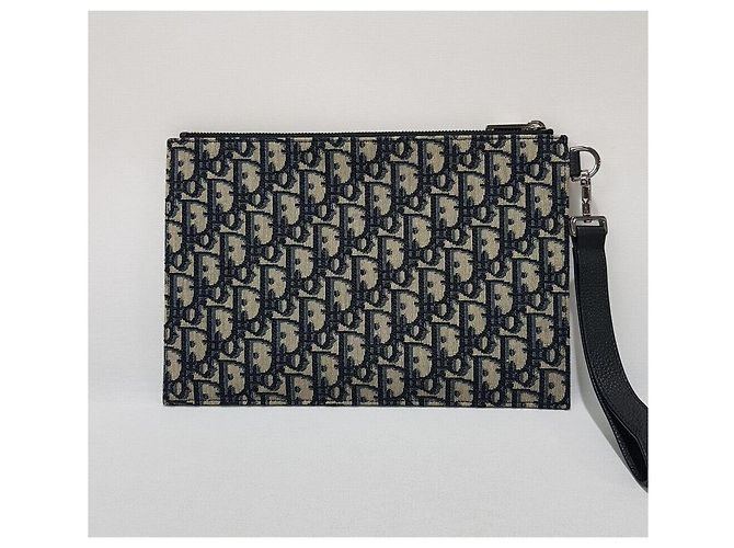 Dior Oblique Jacquard Clutch Bag - view 4
