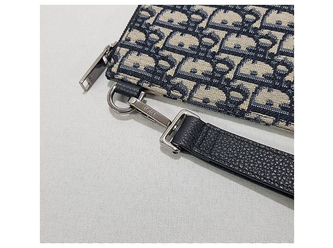 Dior Oblique Jacquard Clutch Bag - view 6