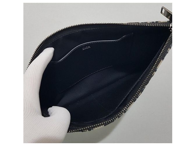 Dior Oblique Jacquard Clutch Bag - view 9
