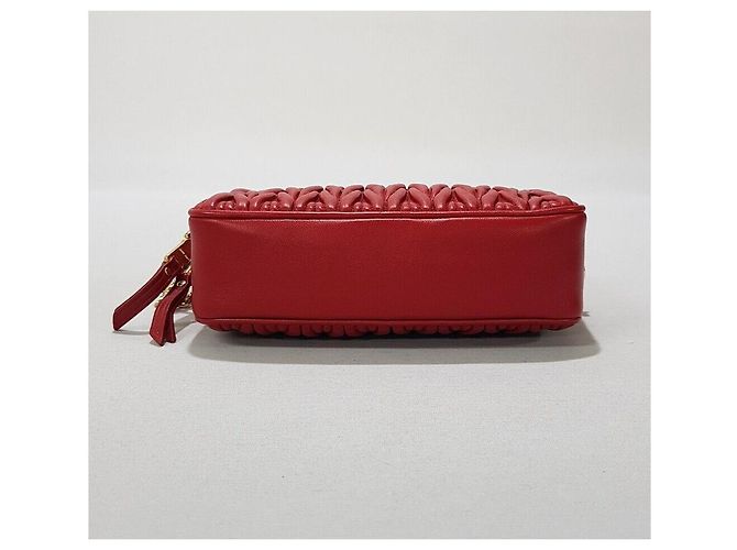Miu Miu Borsa a tracolla Materasse Double Zipper Argento - vista 6