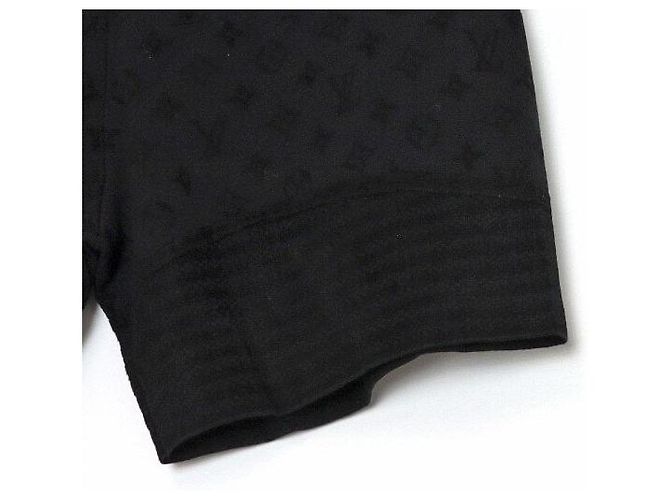 Louis Vuitton Pantaloncini da uomo in jacquard con monogramma grafico Nero - vista 3