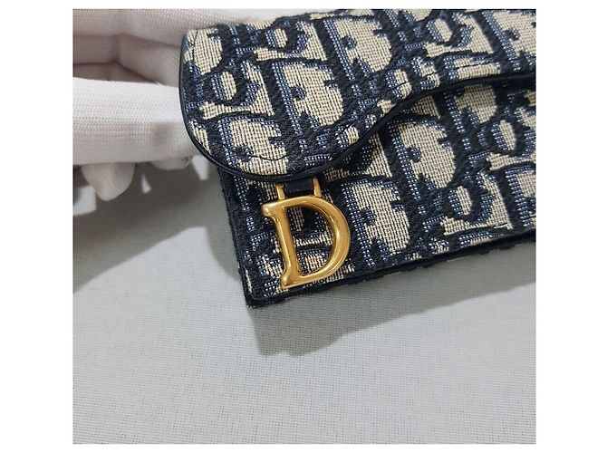 Dior Tarjetero Oblique Saddle Flap Multicolor - vista 2