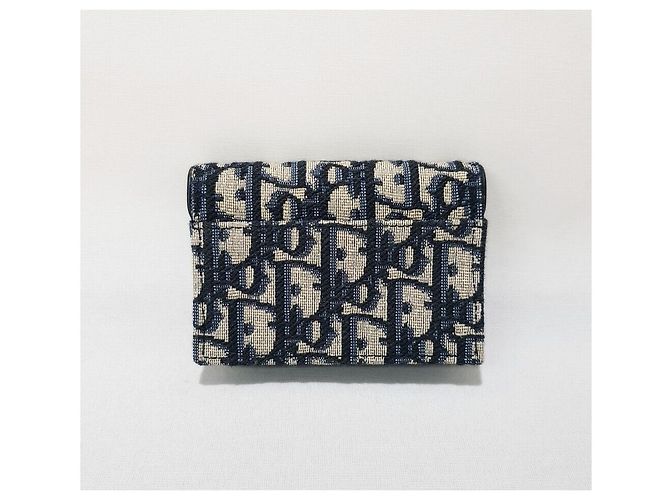 Dior Tarjetero Oblique Saddle Flap Multicolor - vista 3