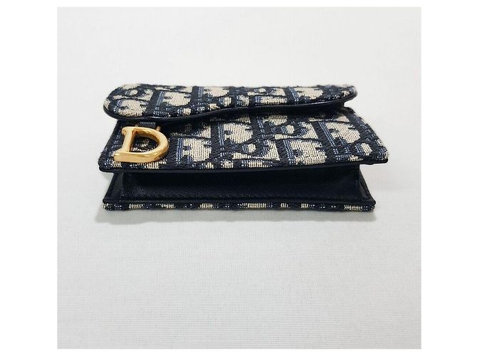 Dior Tarjetero Oblique Saddle Flap Multicolor - vista 5