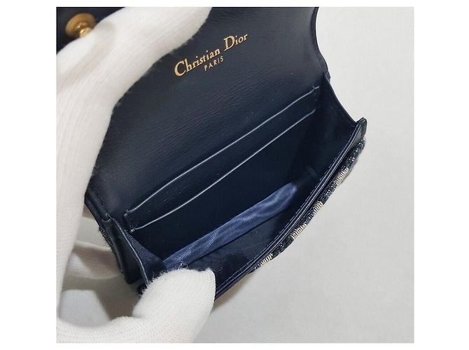 Dior Tarjetero Oblique Saddle Flap Multicolor - vista 9