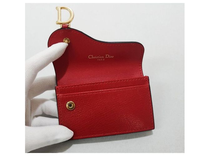 Saddle Dior Portafoglio con patta a sella - vista 7