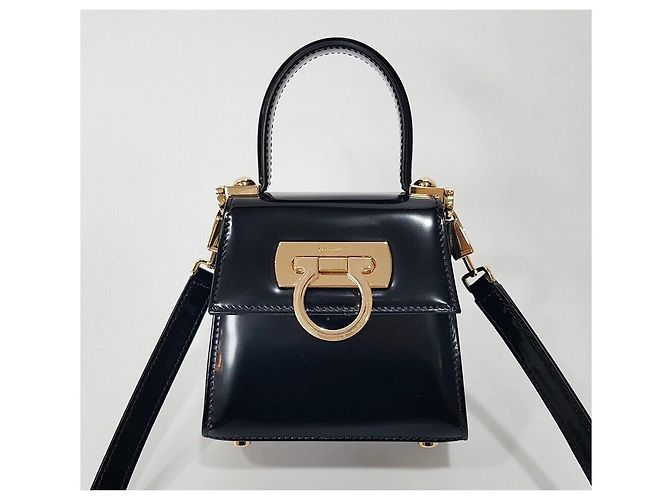 Salvatore Ferragamo Iconic Top Handle Micro Kelly Bag Silber - Ansicht 2