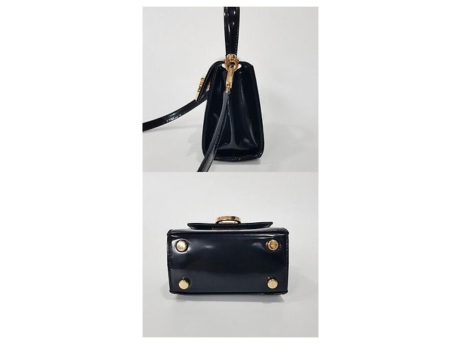 Salvatore Ferragamo Iconic Top Handle Micro Kelly Bag Silber - Ansicht 4