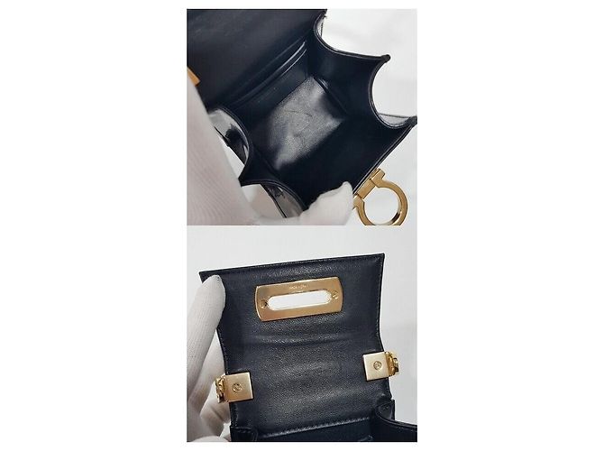 Salvatore Ferragamo Iconic Top Handle Micro Kelly Bag Silber - Ansicht 9