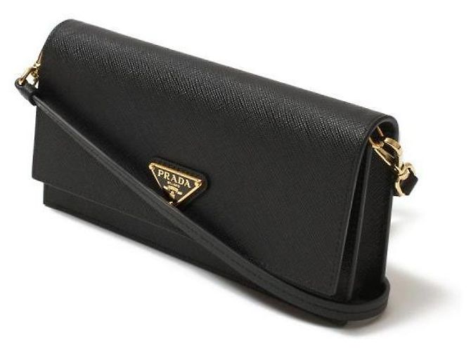 Prada Mini borsa in pelle Saffiano Nero - vista 3