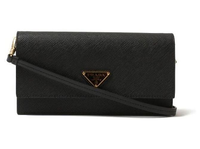 Prada Mini borsa in pelle Saffiano Nero - vista 4