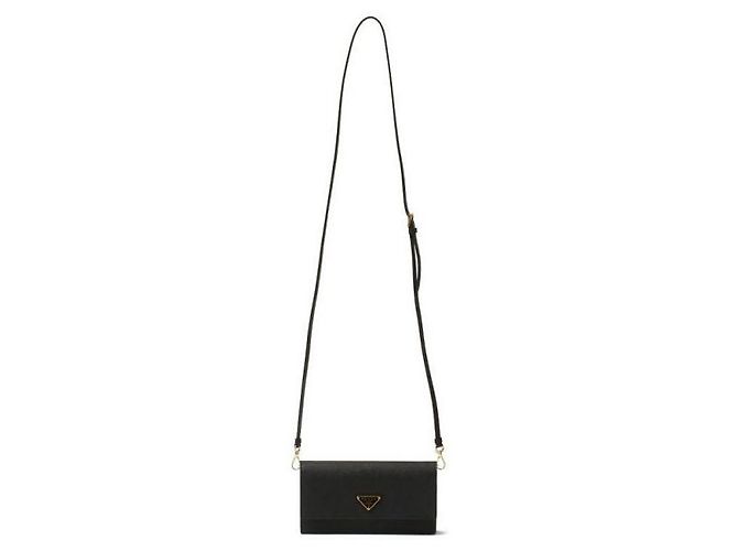 Prada Mini borsa in pelle Saffiano Nero - vista 5