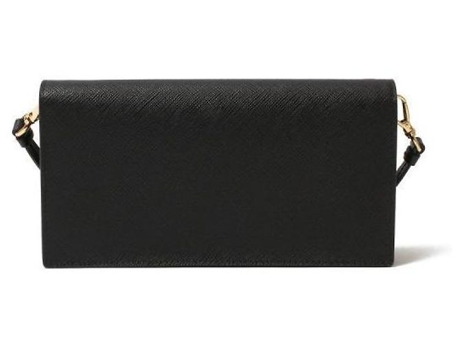 Prada Mini borsa in pelle Saffiano Nero - vista 6