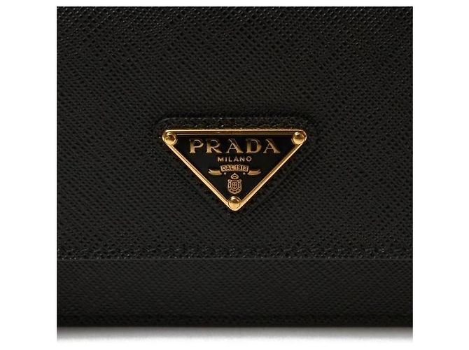 Prada Mini borsa in pelle Saffiano Nero - vista 9