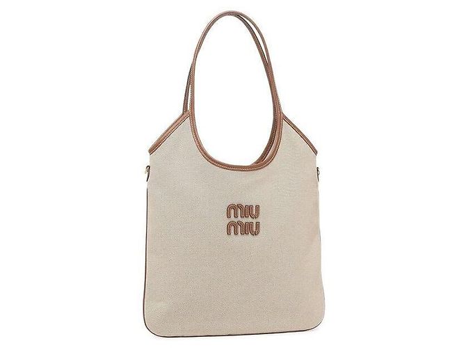 Miu Miu Ivy Canvas Bag Regular - Ansicht 3