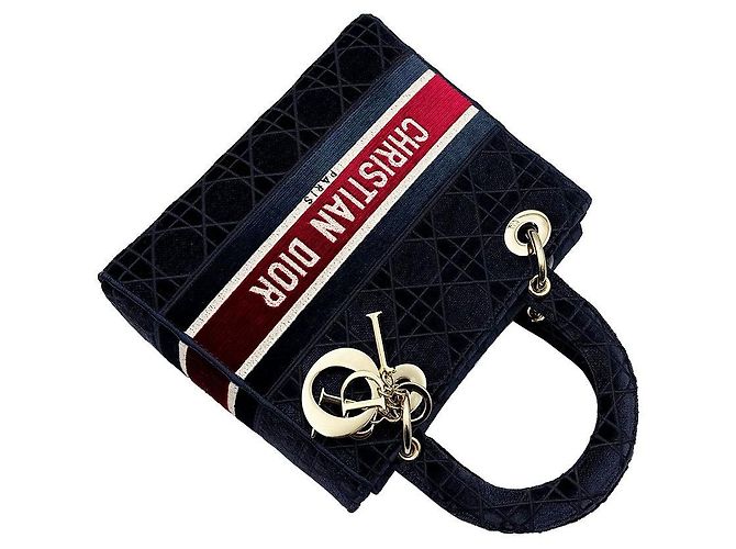 Christian Dior Delight Velvet Lady Medium Nero - vista 6