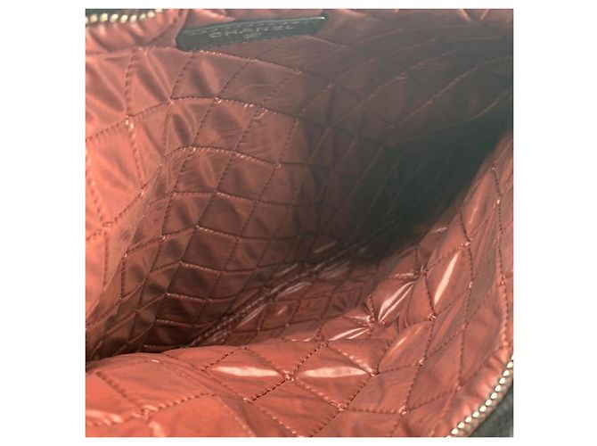 Chanel Clutch pieghevole Caviar argento Nero - vista 7