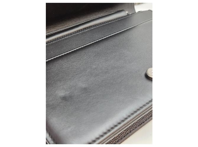 Chanel Boy WOC Caviar Negro Plateado - vista 16