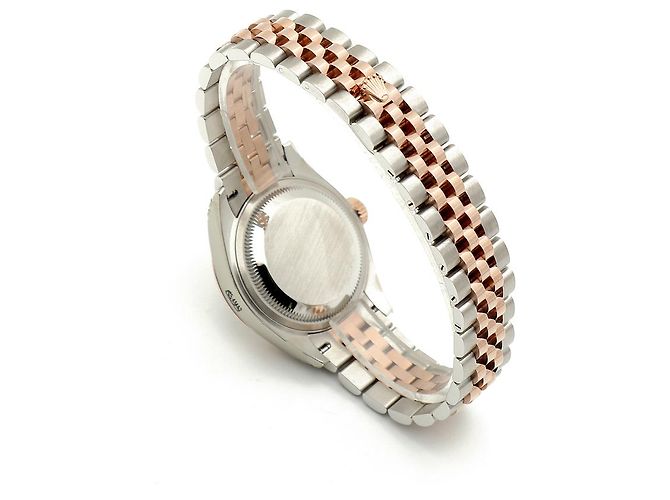 Rolex Orologio Datejust da donna con quadrante in perla rosa e diamanti - vista 15
