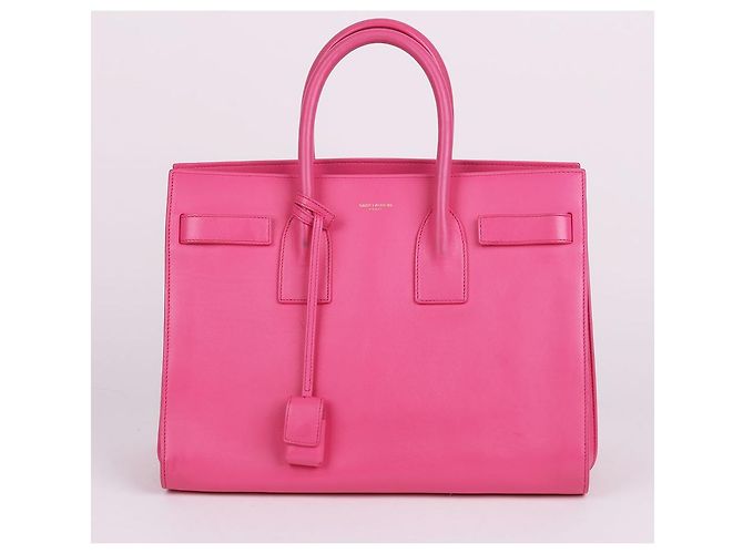 Saint Laurent Borsa Tote e Borsa a Spalla Sac de Jour Small Hot Pink Rosa - vista 2